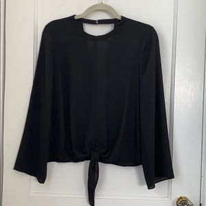 Madewell tie front top